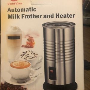 Electric Milk Frother Warmer and Heater Stainless
